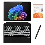 Microsoft Surface Pro 13' 3K 120Hz OLED Touchscreen 2-in-1 Tablet Laptop, 12-Core Snapdragon 45 Tops NPU, 16GB RAM 2TB SSD, Backlit Keyboard, Stylus, MS 365, 14-hr Battery, Win 11 Pro (Renewed)