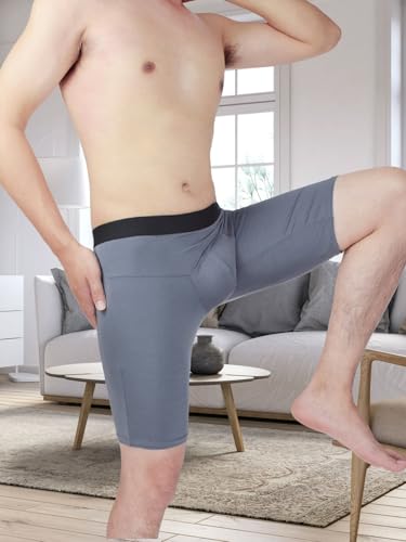 Men's Plus Size Sports Boxer Briefs Modal Underwear Anti-chafing, Elongated3