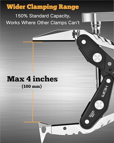 Super Clamp HEIPI Sabertooth C100 para fijar cámaras y móviles con brazo mágico MA137 3