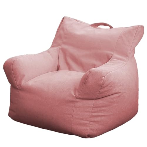 YUZDNM Funda De Bolsa De Frijoles - Funda De Lona De Algodón para Asiento De Puf (sin Relleno)(Rose)