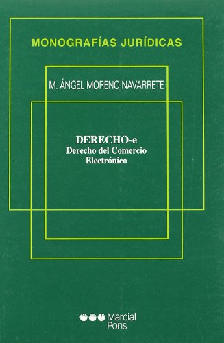 Portada de Derecho-E: Derecho de Comercio Electronico