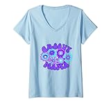 Photo Gallery donna groovy mama retro anni 70 flower power hippie primo compleanno maglietta con collo a v Photo Gallery donna groovy mama retro anni 70 flower power hippie primo compleanno maglietta con collo a v