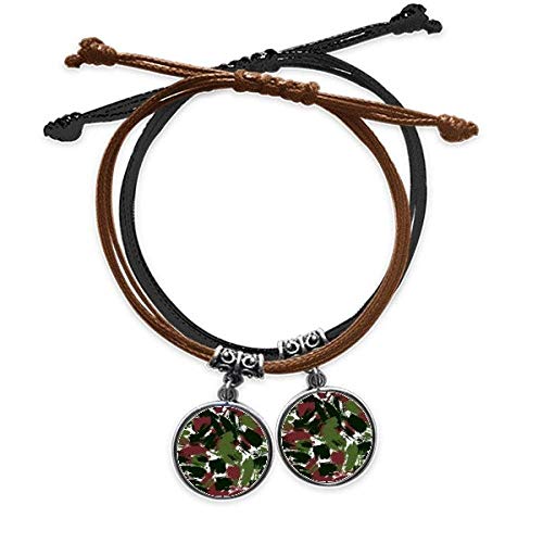 Bracelet cuir double Graffiti Art Grain parfait pour accessoiriser vos looks urbains