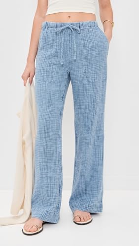 Faherty Women's Dune Cotton Gauze Drawstring Pants2