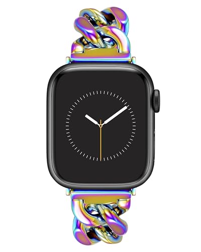 Image of Anne Klein Fashion Chain Bracelet for Apple Watch, Secure, Adjustable, Apple Watch Replacement Band, Fits Most Wrists