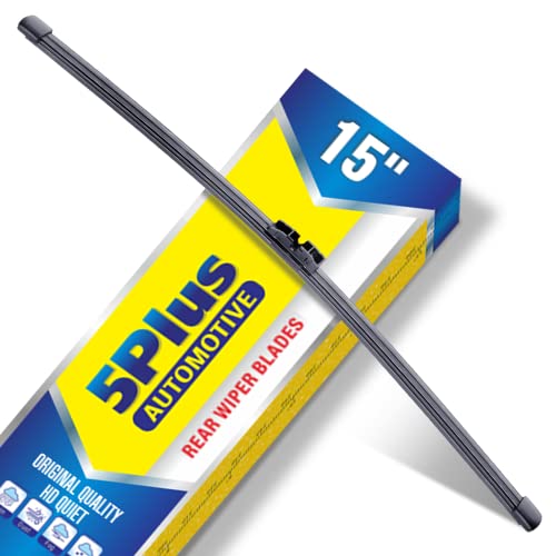 Image of 15 inch Rear Wiper Blade Replacement for Ford Edge 2021 2020 2019 2018 2017 2016 2015 /BMW X5 2013-2007 /Volvo XC60 2011-2010 XC90 2012-2007 BACK Windshield Wiper (A380H)