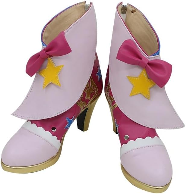 WM Cosplay Boots boot Shoe Shoes made for Aikatsu Ichigo Hoshimiya Yume Nijino