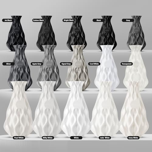 Image of ERYONE PLA Filament 3D Printer PLA Filament 1.75mm + /- 0.03mm, PLA Filament 2KG Cardboard Spool(2.2LBS), White