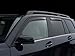 WeatherTech - 72509 - 2009 - 2011 Mercedes-Benz GLK Light Side Window Deflector Complete Set