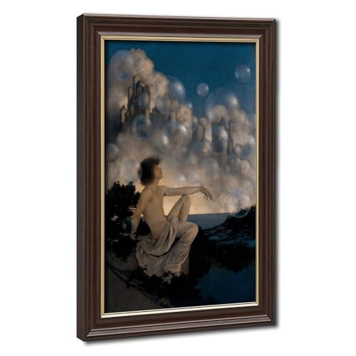 Impression sur toile Maxfield Parrish décoration murale salon salon 30x45cm