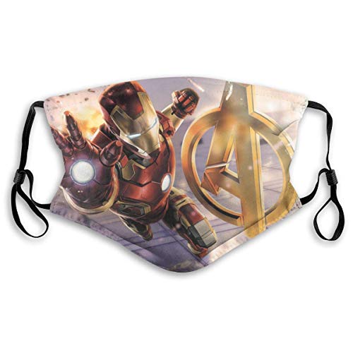  Iron-Mans Full Face Cover Mouth Cover Head Sca...