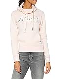 Bolsillo frontal HIKARO Sudadera Estampada con Cuello Alto Mujer, Rosa (Pink Marl), 36 (Talla del fabricante: X-Small)