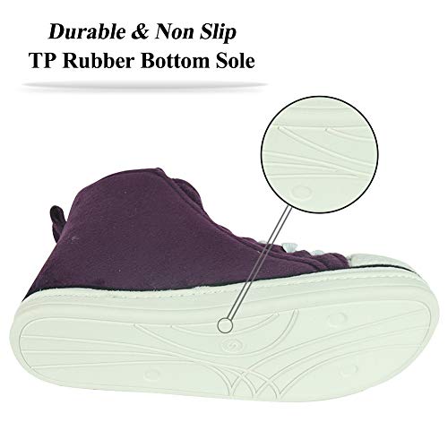 Forfoot Bootie Slippers for Women House Shoes Comfy Indoor Outdoor Sneaker Slippers4