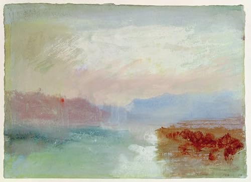 Tableau toile de maitre peinture decorative de Turner 60x90