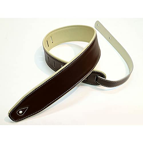 RENEGADE ���l�Q�[�h �M�^�[�X�g���b�v ���U�[ Super Deluxe Rolled Edge Leather NeopreneR Insert, Brown & Beige