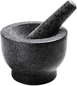 Gajyfcl Granite Mortar & Pestle DE24 Set