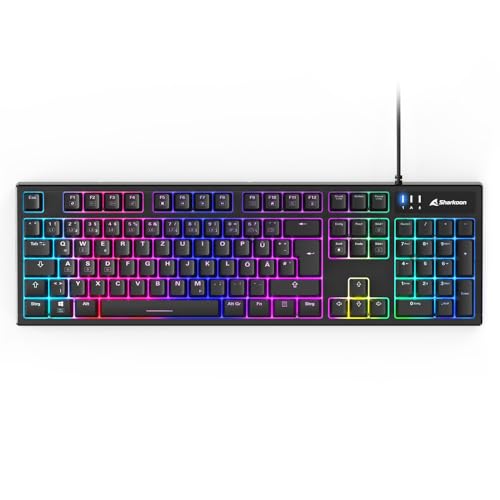 Combo de teclado y ratón gaming Sharkoon Skiller SGB15 con RGB y diseño de 3 bloques 4