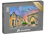 place dijon psg Dimensions : 90 x 67 cm puzzleYOU : Puzzle de 2000 pièces « La Porte Guillaume sur la Place Darcy à Dijon, France »