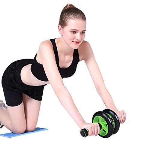 ADDCART Unisex Dual Wheel AB Roller with 2 Latex Resistance Tubes - for Core Abdominal Workouts and Belly Fat Burner 1