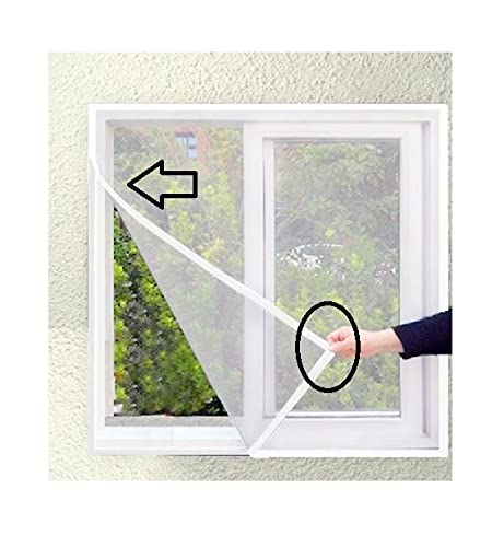 Mahdiya Window Net Of For Mosquito Plain Tiles,Granite,Steel,Aluminum,Upvc Frames&Wooden Window Loop Side Stitched With Nethook Adhesive Tape One Side Remove It&Paste Window 2X2Fts 60X60Cm 24X24In (B0BWS8Q5JK) Amazon Price History, Amazon Price Tracker