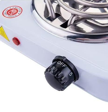 Image of Electric Charcoal Burner Hot Plate 1000W | Instant Coal Heater Sigdi | Fast Heating Stove for Charcoal, Coffee & Tea | Multipurpose Electric Hot Plate for Home & Kitchen - Mixed Color