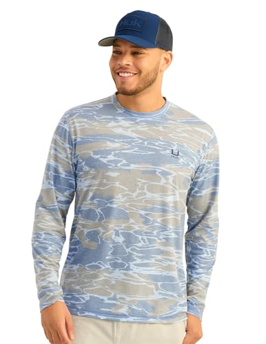 T-shirt de pêche pour homme HUK Leeward Port silencieux XXXL