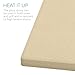 Navaris Piedra para pizza de cordierita - Piedra para horno rectangular para...