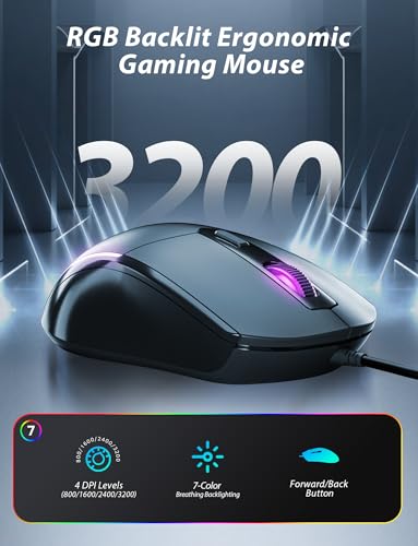 Teclado Mecánico Gamer KB-6301 Con Mouse y Cable USB-C miniatura 4