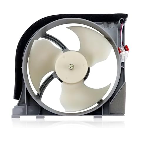 DA97-15765A DA31-00340A Refrigerator Condenser Fan Motor Assembly by PANDEELS - Compatible with Samsung DA97-12842A, DA97-12842D, DA97-15765C, RMF002ASSA Cover