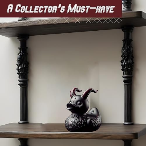 Figura Decorativa Pato Satánico de Resina Gótica miniatura 2