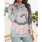 Women's Hoodies Long Sleeve Sweatshirts Drawstring Pullover Tops with Pocket Casual Loose Blouses Tunic - Image 5