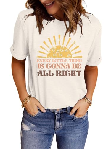 Womens Graphic Tee Shirts Trendy Casual Summer Loose Fit Short Sleeve Tshirts for Women3
