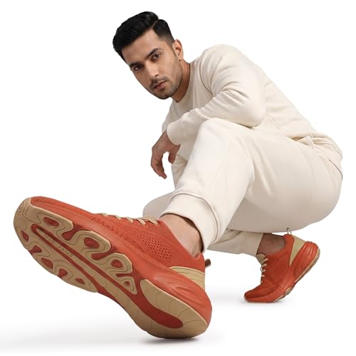 Image of Neeman's Begin Walk Flow Sneakers for Men and Women | Breathable Knit Upper, Cushioned EVA Sole | Lightweight Walking Shoes for Everyday Comfort,Sneaker
