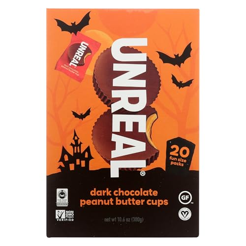 UNREAL Halloween Dark Chocolate Peanut Butter Cups, 10.6 OZ image 2