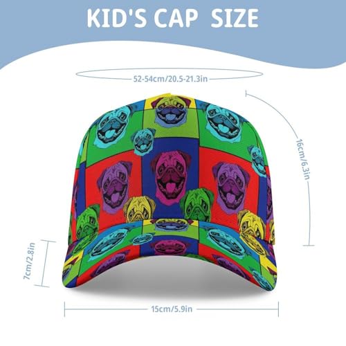 Boys and Girls Trucker Hat Baseball Cap, Sun Hat Unisex Adjustable Fishing Hat2