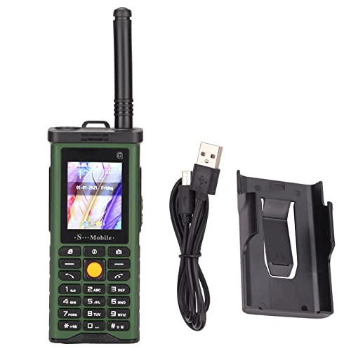 Olåst Smartphone 2400mAh 2G Retro 4 SIM - Grön Telefon för Vardag