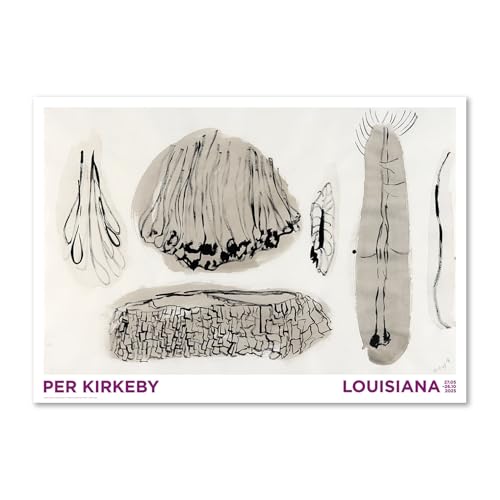 �f���}�[�N ���C�W�A�i�ߑ���p�� �|�X�^�[ Per Kirkeby - Untitled (2004) A1 59.4×84.1cm