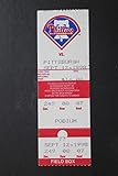 Philadelphia Phillies vs fits Pittsburgh Pirates Ticket Stub Sept 12 1998