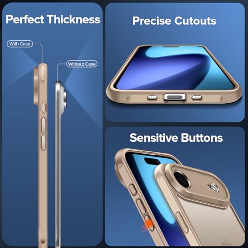 Image of ivoler 3-in-1 Case for iPhone Air 6.5 inch, Titanium Gray