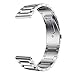 LDFAS Compatible for Fossil 22mm Band, Stainless Steel Metal Strap Compatible for Fossil Gen 6/5 Carlyle/Julianna/Garrett HR, Q Explorist HR Gen 4/3, Sport 43mm, Gen 5E 44mm Smartwatch, Silver