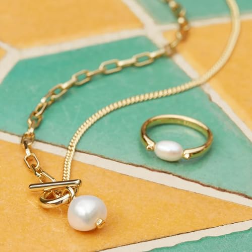 Kendra Scott Leighton Pearl Band Ring2