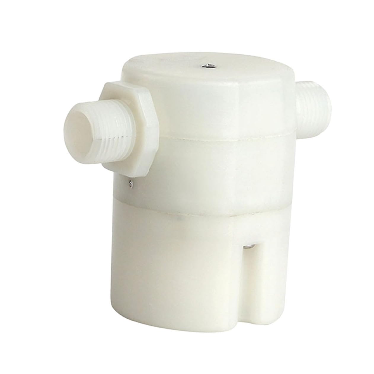 SOLUSTRE 3pcs Float for Float Automatic Float Valve Liquid Level Control Sensor Horizontal Water Valve Side Inlet Float Valve Floating Ball Valve Tower Tank Valve Water Tank Valve White