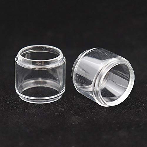 LITAO-CIG, 2er Ersatzglasrohr for Uwell Valyrian 2,Frei von Tabak und Nikotin (Farbe : Fat Glass, Größe : 2PC)