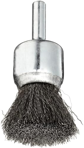Image of Weiler 10005 3 /4 inch Crimped Wire End Brush, .006 inch Steel Fill, Made in The USA (Pack of 10)