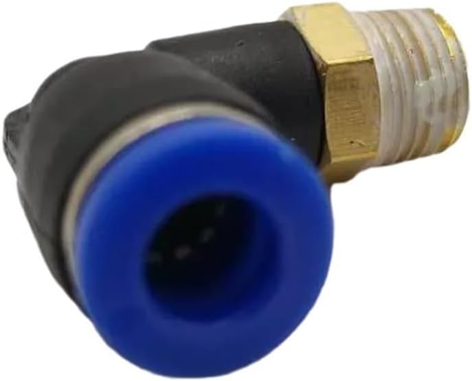 Pneumatic Connector L Shape PL OD 4/6/8/10/12mm Hose Tube M5 Thread Elbow Coupling Fitting 1Pcs(PL6)