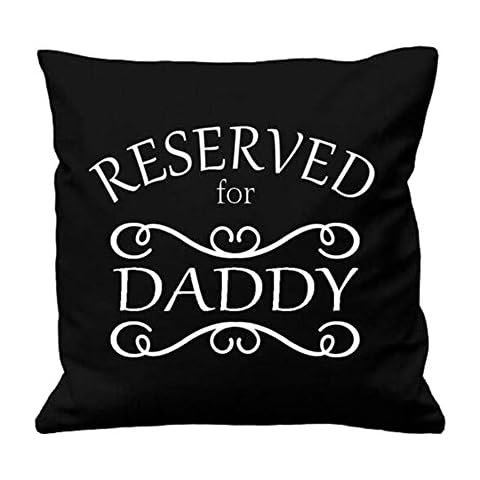 Qinqingo Pillow Covers Cotton Linen Father's Day Quote Decorative Throw Pillow Case Cushion Cover for Sofa Couch Home Decor 18" x 18" (RD) Cover