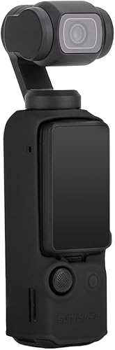 Miniatura 2 de Funda protectora de silicona para cámara de gel de disipación de calor, compatible con DJI Osmo Pocket 3, carcasa protectora de silicona anticaídas,