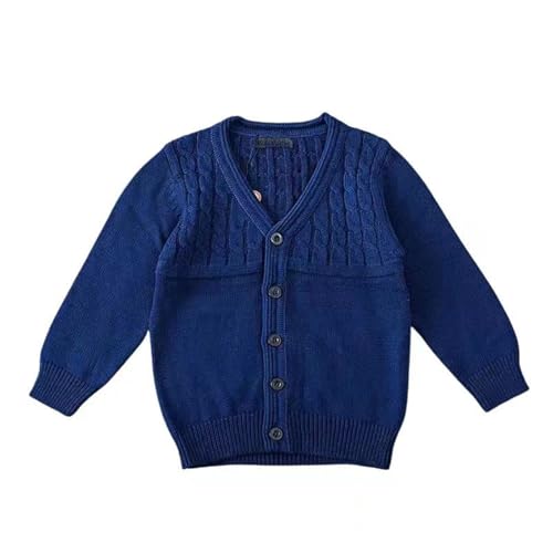 Girls' Cardigan with Button Loose Long Sleeve Sweaters Cropped Uniforms Kids Knit Sweater Outerwear Jacket