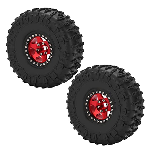 Sostituzione e installazione facili: questo set di cerchi e pneumatici da 1,9 pollici viene fornito come un kit pronto per l’installazione composto da 2 pezzi, rendendo semplice la sostituzione dei cerchi usurati o danneggiati sul tuo crawler RC – non sono necessari attrezzi speciali, basta avvitare e partire per i sentieri.
