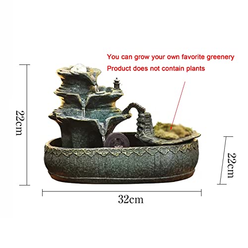 Fontaine à eau de table en céramique haut de gamme à 3 niveaux design